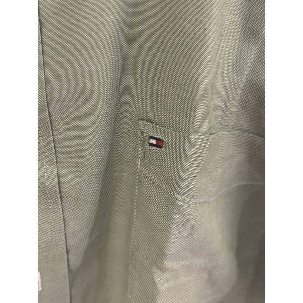 tommy hilfiger shirt men xl Mint Green Shirt Sleeve EUC 2006 - Picture 6 of 10
